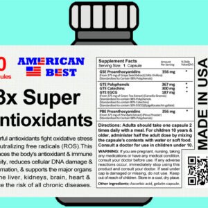 3x Super Antioxidants<br>(90 Big Caps)