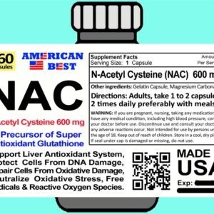 NAC (600mg)<br>(360 Caps)