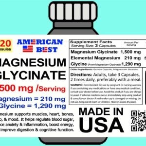 Magnesium Glycinate (120) Capsules