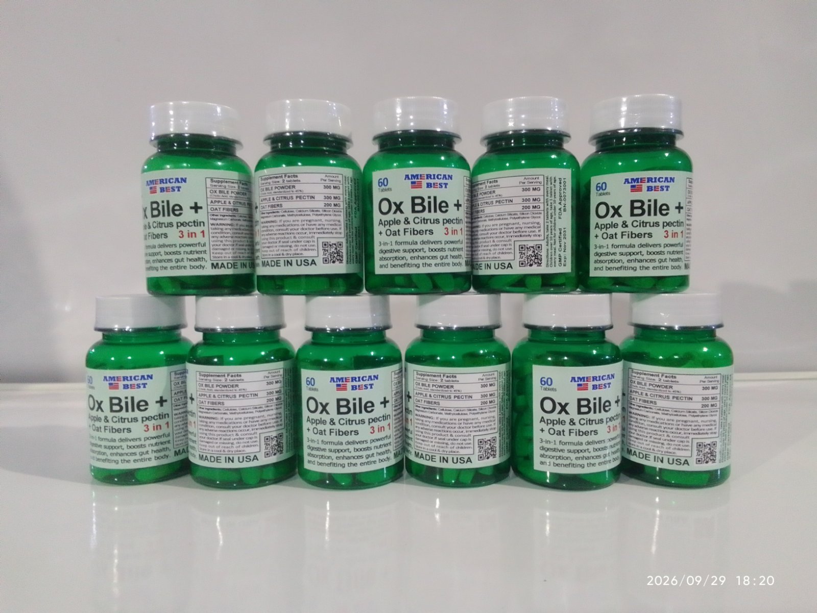 3 in 1 Ox Bile (60 Tablets)